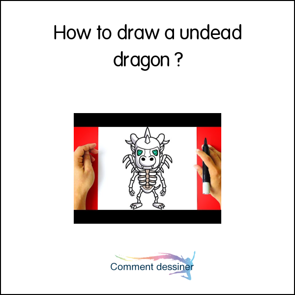 How to draw a undead dragon